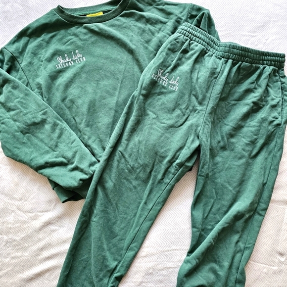 Shady Lady Butter Fleece Jogger Leisure Club set - Picture 3 of 11